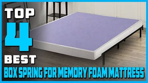 memory foam mattress box springs